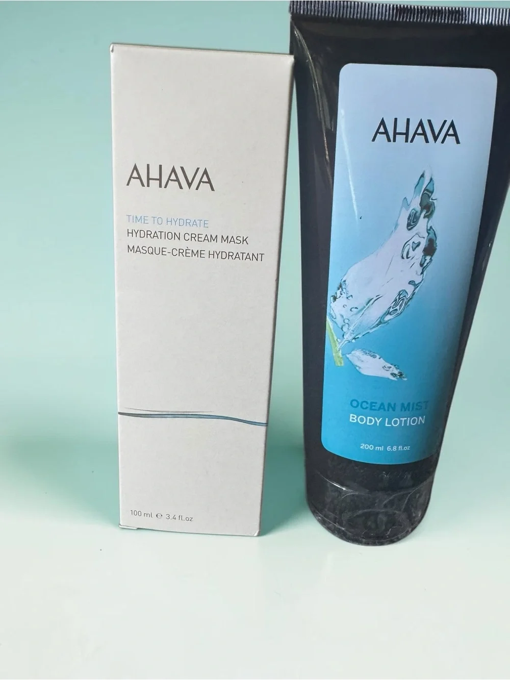 AHAVA Ocean Mist Body Lotion & Hydration Cream Mask- NEW